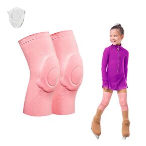Volleyball knee pads(1 Pairs),Knee Brace for Women girl, knee pads for Yoga Dance Volleyball Figure Skating Soccer Tennis Running(pink) (xs)
