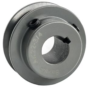 AK22-3/4 Single Groove Fixed Bore V Belt Pulley,3/4 inch bore,2.2 inch Outside Dia,V-Belt Sheave Cast Iron for A AX 3L 4L V-Belts