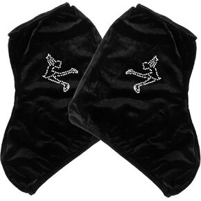 1 Pair Ice Skates Covers Washable Cover Wear Resistant Skates Covers Boot Cover Skating Boot Protector Wear-Resistant Skates Covers Safety Mask Protection Polyester Child