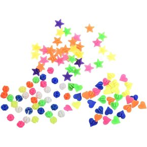108 Pcs Bike Wheel Spokes Beads,Multicolor Spoke Plastic Clip Decor Beads for Kids Bicycle Wheel Decorations