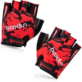 Cycling Gloves with Shock-absorbing Foam Pad Breathable Half Finger Bicycle Riding Gloves Bike Gloves B-001