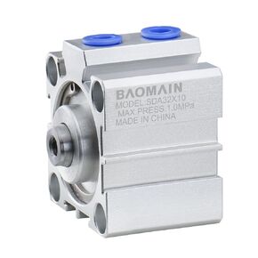 Baomain Compact Thin Air Cylinder SDA 32x10 32mm Bore 10mm Stroke PT1/8 port
