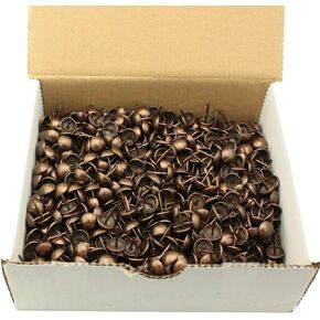 C.S. Osborne 1000 Pcs 7/16" Diameter Antique Oxidized Nail #6990-AO-1/2 Tacks