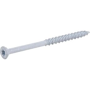 Power Pro White Flat-Head Concrete Screw Anchors (3/16" x 3-1/4") - 100 pc