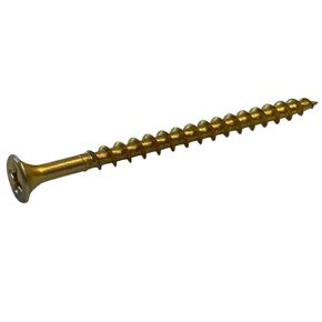 Small Parts 0616CPGY #6 x 1" Phillips Recess Bugle Head Coarse Thread Drywall Screw Zinc Yellow (Pack of 100)