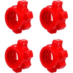 BESPORTBLE 4pcs Handle Fitness Inch Locks Spinlock Professional Equipments Equipment Clamps Rod Anti Hex Nut, Plates Screw, Dumbbell Clip Slip Locking Accessory, Replacement Workout Plastic