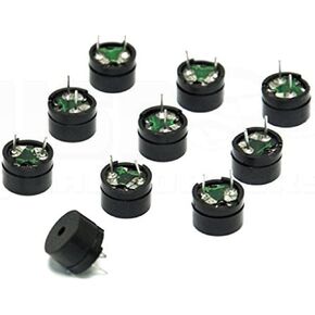 10pcs Passive Electric Buzzer 3V 5V 16ohms 2KHz for Audio Signal Application