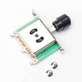 3 Way Pickup Selector Toggle Switch for Fender Strat Stratocaster Tele Body Guitar, Black Tip, Electric Guitar