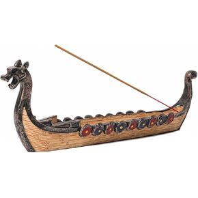 Retro Dragon Incense Holder Incense Burners Dragon Boat Incense Stick Holder Hand Carved Carving Censer Ornaments Cool Room Decor Awesome Gift