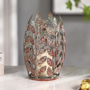 حوامل شموع الإعصار، حوامل شموع عمود لشموع الناخبين، حامل شموع مع غطاء زجاجي لديكور المنزل في المنتصف للطاولة، ارتفاع 22.86 سم in Kuwait