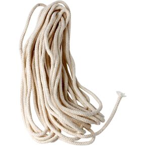 9.8 Feet 3/8'' Round Cotton Kerosene Oil Lamp Wicks Burner, Alcohol Wick Rope Cotton Wick ,Candle Lamp Burner Replacement, White