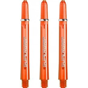 Harrows Supergrip Medium Dart Shafts, Polycarbonate Stems, Machined Rings, Orange (3 Sets)