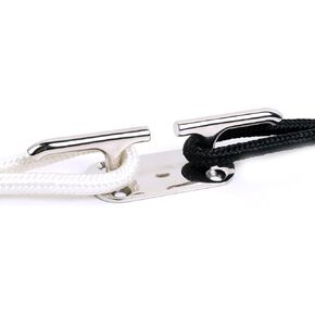 Marine Cleats Boat 8 Inch Stainless Steel Heavy Duty Base Eagle Handle Pair