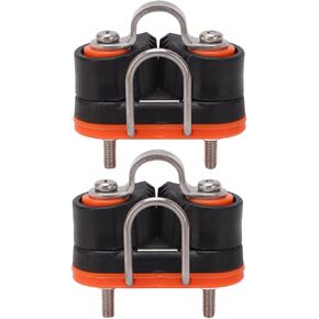 Acouto Fast Entry Cam Cleat Sailboat Kayak Cam Cleat Fast Entry Wire Fair Marine Boat Hardware for 3‑12mm Rope