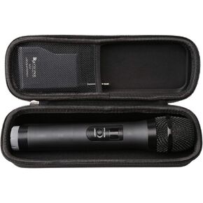 Aproca Hard Carrying Travel Case for FIFINE TECHNOLOGY K025 FIFINE Handheld Dynamic Microphone Wireless mic System