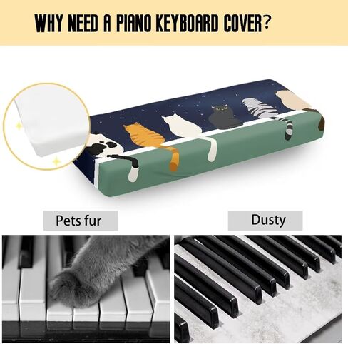 Aztec Green Pattern Piano Keyboard Dust Cover Music Keyboard Dirt Proof Cover Stretchy Electronic Keyboard Piano Cover with Elastic Band Piano Accessories, 61-76 Keys in Saudi Arabia