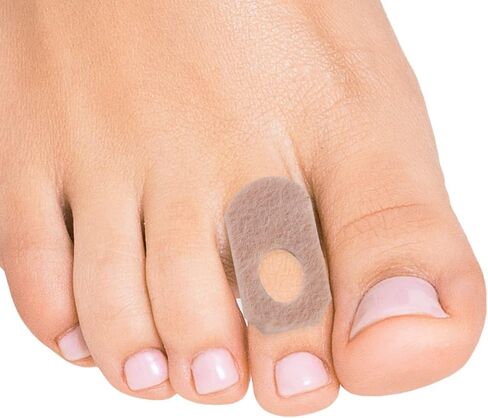 Steins Adhesive Felt Corn Pads, Corn Protector Cushion, Alleviates Shoe Friction & Pressure, W-7, 1/16", 500Count, Tan in Saudi Arabia