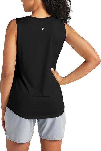 Willit Women's Workout Tank Tops Sleeveless Running Yoga Tops Quick Dry Active Shirts Gym Exercise Loose Fit in Saudi Arabia