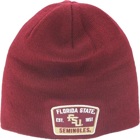 ZHATS NCAA Officially Licensed Beanie Edge Patch Switchback Team Color in Kuwait