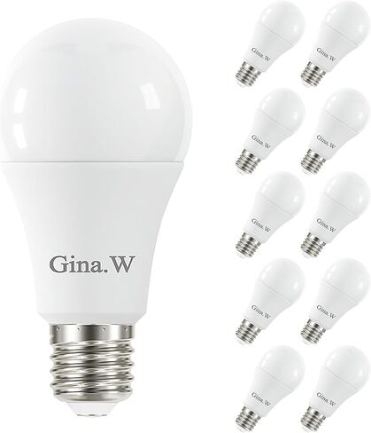 led dimmable Light Bulbs 60 watt Soft White Light Bulbs,e26 Light Bulb 800 lumens led Light Bulbs A19 3000K ETL Listed 4 Pack in Saudi Arabia