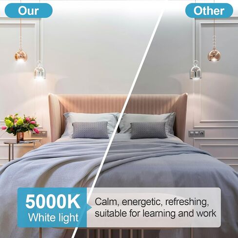 led dimmable Light Bulbs 60 watt Soft White Light Bulbs,e26 Light Bulb 800 lumens led Light Bulbs A19 3000K ETL Listed 4 Pack in Saudi Arabia