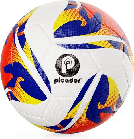 Size 5 Soccer Ball Official for Adult Youths, Training Match Soccer Balls Outdoor Indoor Sport with Pump in Saudi Arabia