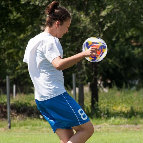 Size 5 Soccer Ball Official for Adult Youths, Training Match Soccer Balls Outdoor Indoor Sport with Pump in Saudi Arabia