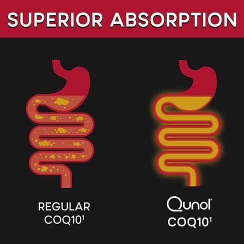 100 ملغ من CoQ10، امتصاص أفضل 3 مرات، مكملات فيتامينات CoQ10 المضادة للأكسدة لصحة القلب وإنتاج الطاقة، 120 كبسولة هلامية، عبوة واحدة in Saudi Arabia