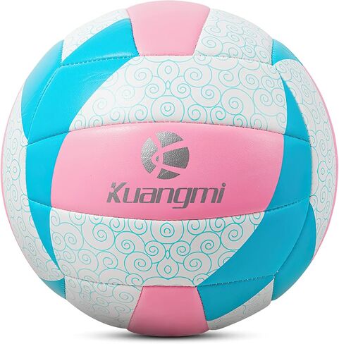 Kuangmi Soft Volleyball, Official Size 5, Indoor & Outdoor Recreational Ball, Sports Training Beach Game Ball for Beginner, Teenager, Adults in Saudi Arabia