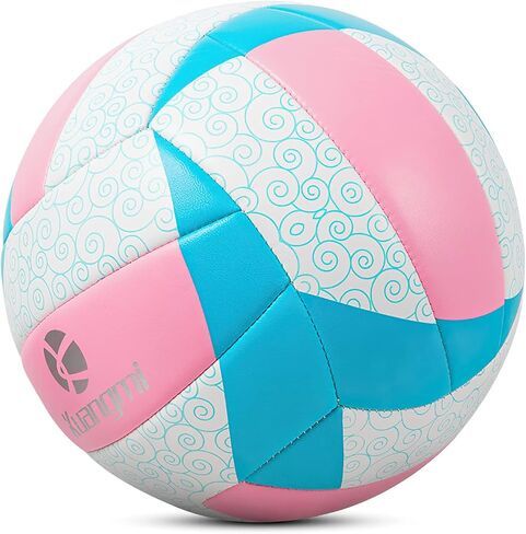 Kuangmi Soft Volleyball, Official Size 5, Indoor & Outdoor Recreational Ball, Sports Training Beach Game Ball for Beginner, Teenager, Adults in Saudi Arabia