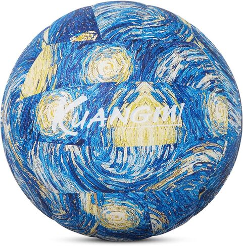 Kuangmi Soft Volleyball, Official Size 5, Indoor & Outdoor Recreational Ball, Sports Training Beach Game Ball for Beginner, Teenager, Adults in Saudi Arabia