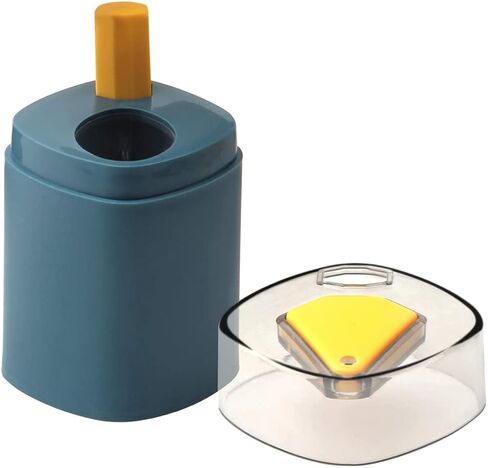 ASEANAO Toothpicks Holder Dispenser, Pop-Up Automatic Tooth Pick Holder Dispenser, Toothpick Storage Box (Blue) in Saudi Arabia