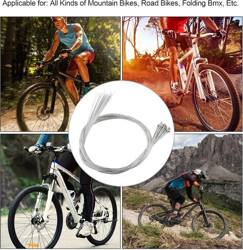 50pcs Brake Cable Housing Kit Stainless Steel Brake Inner Wire Gear Cable for Mountain Bike in Saudi Arabia