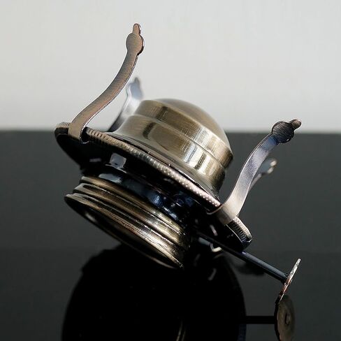 Oil Lamp Burner #2 Size Bronze Plated Burner for Antique Lamps Oil Lamp Replacement Kerosene Lamps Parts with Reduction Collar and Cotton Lamp Wick Fits Holds a 3 Inch Base Chimney in Saudi Arabia