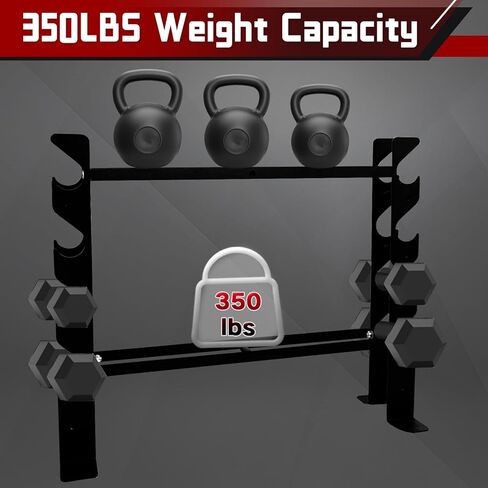 حامل حامل الدمبل، حامل وزن من 4 طبقات للدمبل، حامل وزن عالي التحمل لصالة الألعاب الرياضية المنزلية، رفوف تنظيم تخزين الوزن لأجراس كيتل بيل، لوحات الوزن in Kuwait