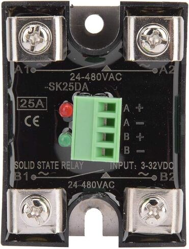 مرحل الحالة الصلبة SSR-10/25/40DA-3-32V DC إلى 24-480V AC ثنائي القناة in Saudi Arabia