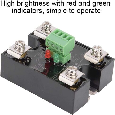 مرحل الحالة الصلبة SSR-10/25/40DA-3-32V DC إلى 24-480V AC ثنائي القناة in Saudi Arabia