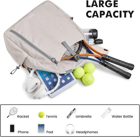 G4Free Tennis Backpack, Pickleball Bag Tote, Large Pickleball Bags for Women and Men, Casual Sports Gym Tennis Bag in Saudi Arabia