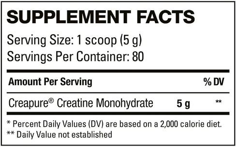 HD MUSCLE CreaHD Creapure | مكمل نباتي 100% من الكرياتين مونوهيدرات | لتحسين الطاقة والتعافي ونمو العضلات والأداء | 80 حصة in Saudi Arabia