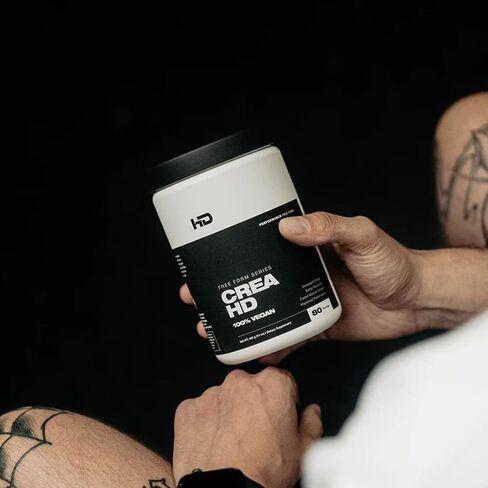 HD MUSCLE CreaHD Creapure | مكمل نباتي 100% من الكرياتين مونوهيدرات | لتحسين الطاقة والتعافي ونمو العضلات والأداء | 80 حصة in Saudi Arabia
