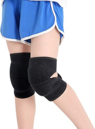Kids Adjustable Knee Pads Dance Knee Support Brace Padded Sponge Non-Slip Knee Protector Guard for Volleyball Basketball Skating Soccer Hockey Dance Yoga in Saudi Arabia