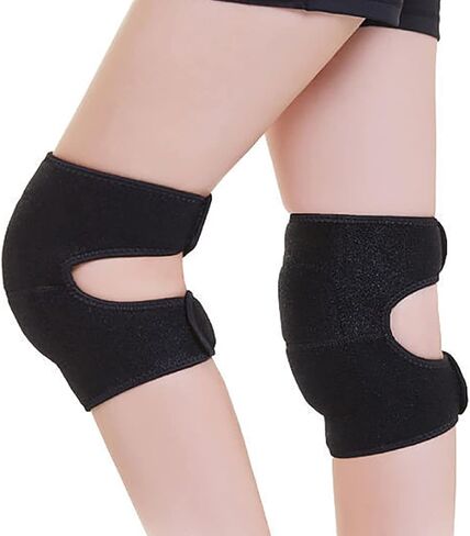 Kids Adjustable Knee Pads Dance Knee Support Brace Padded Sponge Non-Slip Knee Protector Guard for Volleyball Basketball Skating Soccer Hockey Dance Yoga in Saudi Arabia