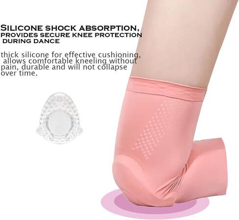 Volleyball knee pads(1 Pairs),Knee Brace for Women girl, knee pads for Yoga Dance Volleyball Figure Skating Soccer Tennis Running(pink) (xs) in Saudi Arabia