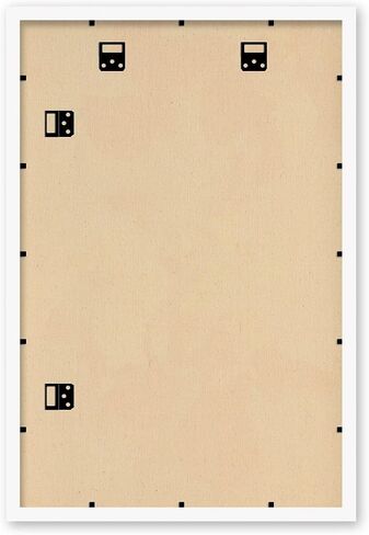 16 x 24, White Frame (2 Pack), 16 x 24 Poster/Picture Frame for Decoration, Homes, Offices, Hotels, Family Portrait,Wedding, Birthday, Anniversary and Christmas Gifts. in Saudi Arabia