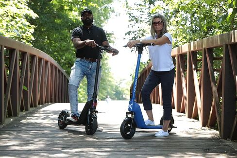 Hover-1 Helios Electric Folding Scooter, 18 MPH Top Speed, 24 Mile Range, 500 Watts Max Power, 10" Pneumatic Tires, Rear Disc Brakes, and Dual Front Suspension in Saudi Arabia