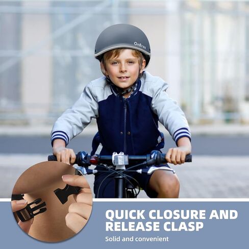 Kids Helmet OnBros Kids Bike Helmet Multi-Sport Adjustable Skateboard Helmet for Kids Girls Boys 51-55CM in Saudi Arabia