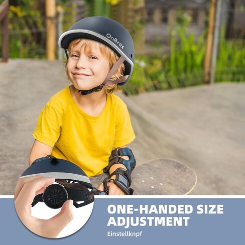 Kids Helmet OnBros Kids Bike Helmet Multi-Sport Adjustable Skateboard Helmet for Kids Girls Boys 51-55CM in Saudi Arabia