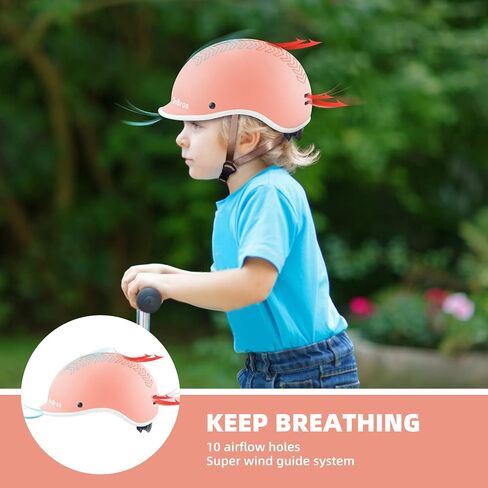 Kids Helmet OnBros Kids Bike Helmet Multi-Sport Adjustable Skateboard Helmet for Kids Girls Boys 51-55CM in Saudi Arabia