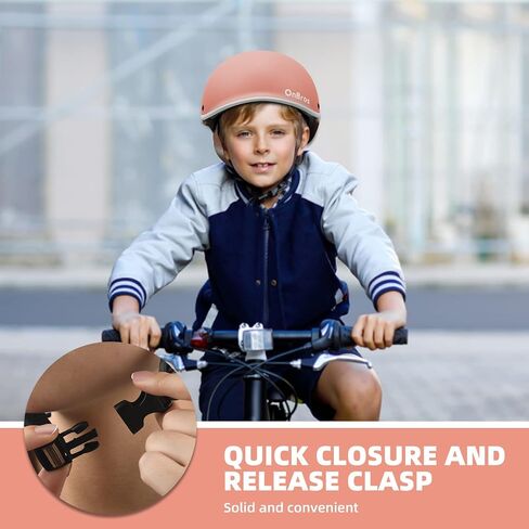 Kids Helmet OnBros Kids Bike Helmet Multi-Sport Adjustable Skateboard Helmet for Kids Girls Boys 51-55CM in Saudi Arabia