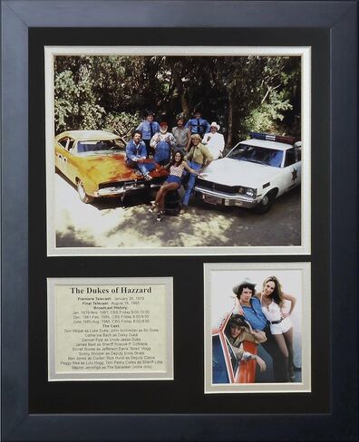 Legends Never Die "The Dukes of Hazzard II Framed Photo Collage, 11 x 14-Inch, (16477U) in Saudi Arabia